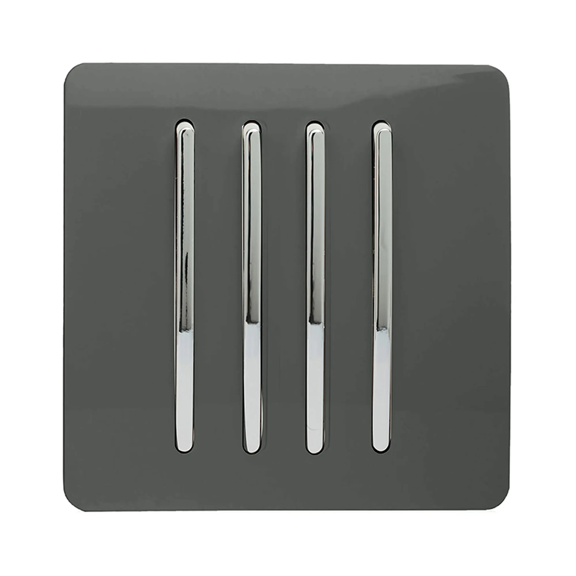 ART-SS8CH  4 Gang 2 Way 10 Amp Rocker Charcoal
